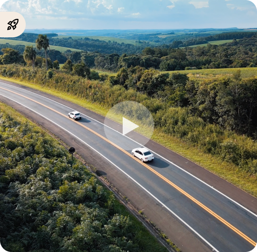 Highway Aerial View